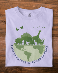Lost in Nature Found in Peace | Unisex Adventure T-Shirt