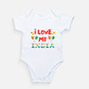 I Love my India Baby Rompers