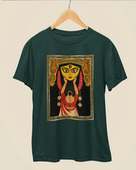 Maa Durga Sacred Eyes Premium Cotton Durga Puja T-Shirt