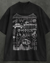 Kolkata Vibes Oversized Cotton T-Shirt