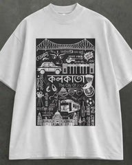 Kolkata Vibes Oversized Cotton T-Shirt