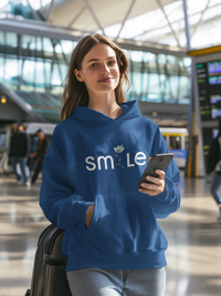 Women's Hooded Sweatshirt - Smile