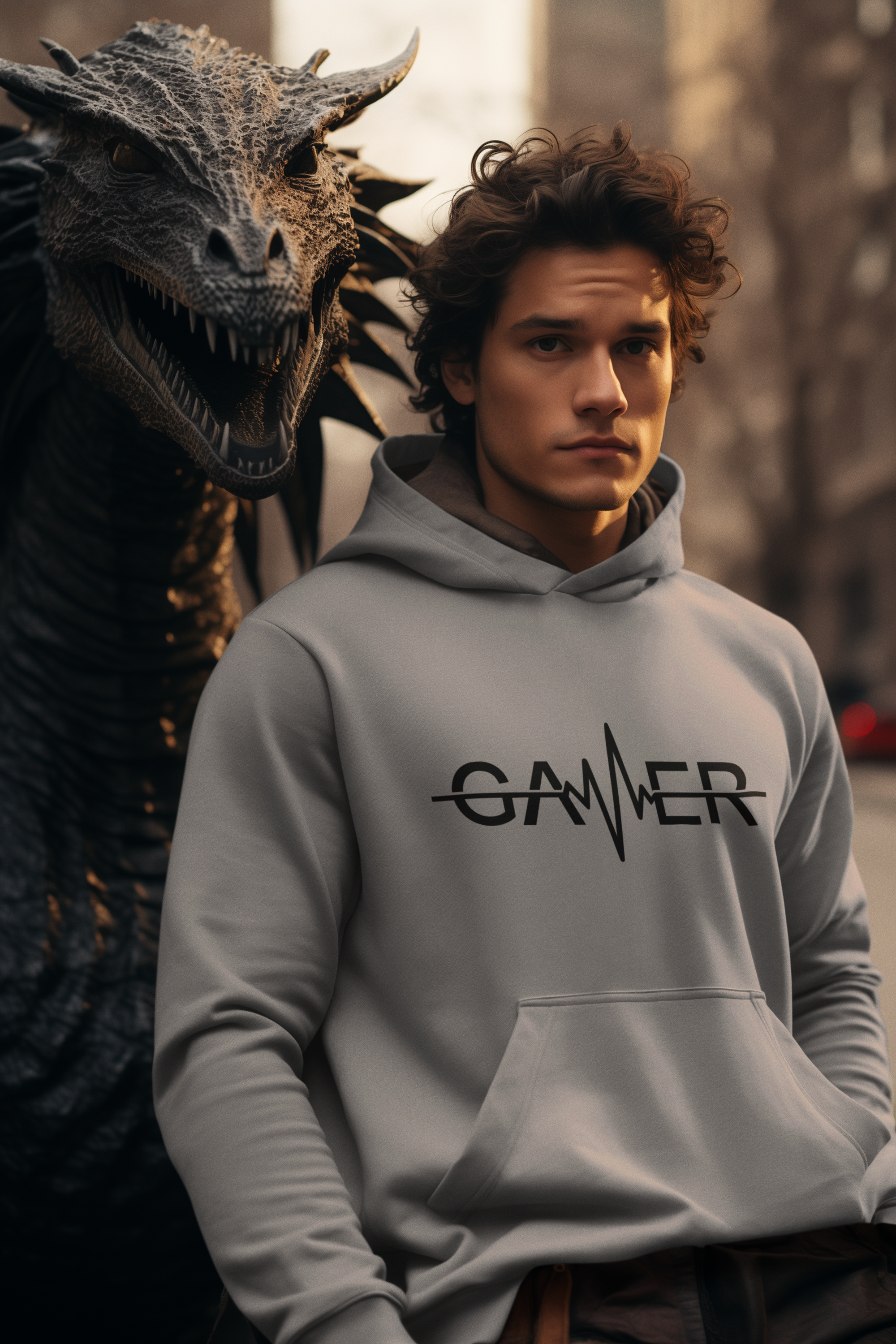 Men's Hooded Sweatshirt - Gamer