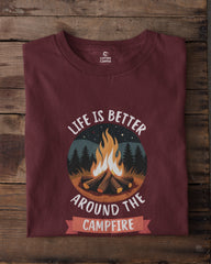 Life is Better Around the Campfire | Unisex Adventure T-Shirt