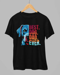 Best Dog Dad Ever T-Shirt - Cotton Canvas
