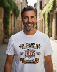Legends Made in 1976 | 50 Years Birthday T-Shirt