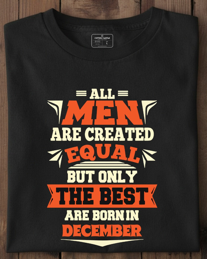 Black t-shirt with a motivational quote on a wooden surface