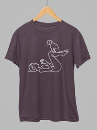 Dog Lover's T-Shirt - Coffee Brown
