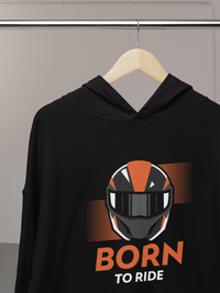 Men's Hooded Sweatshirt - Born To Ride