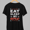 Eat Sleep Lift Repeat Gym T-Shirt