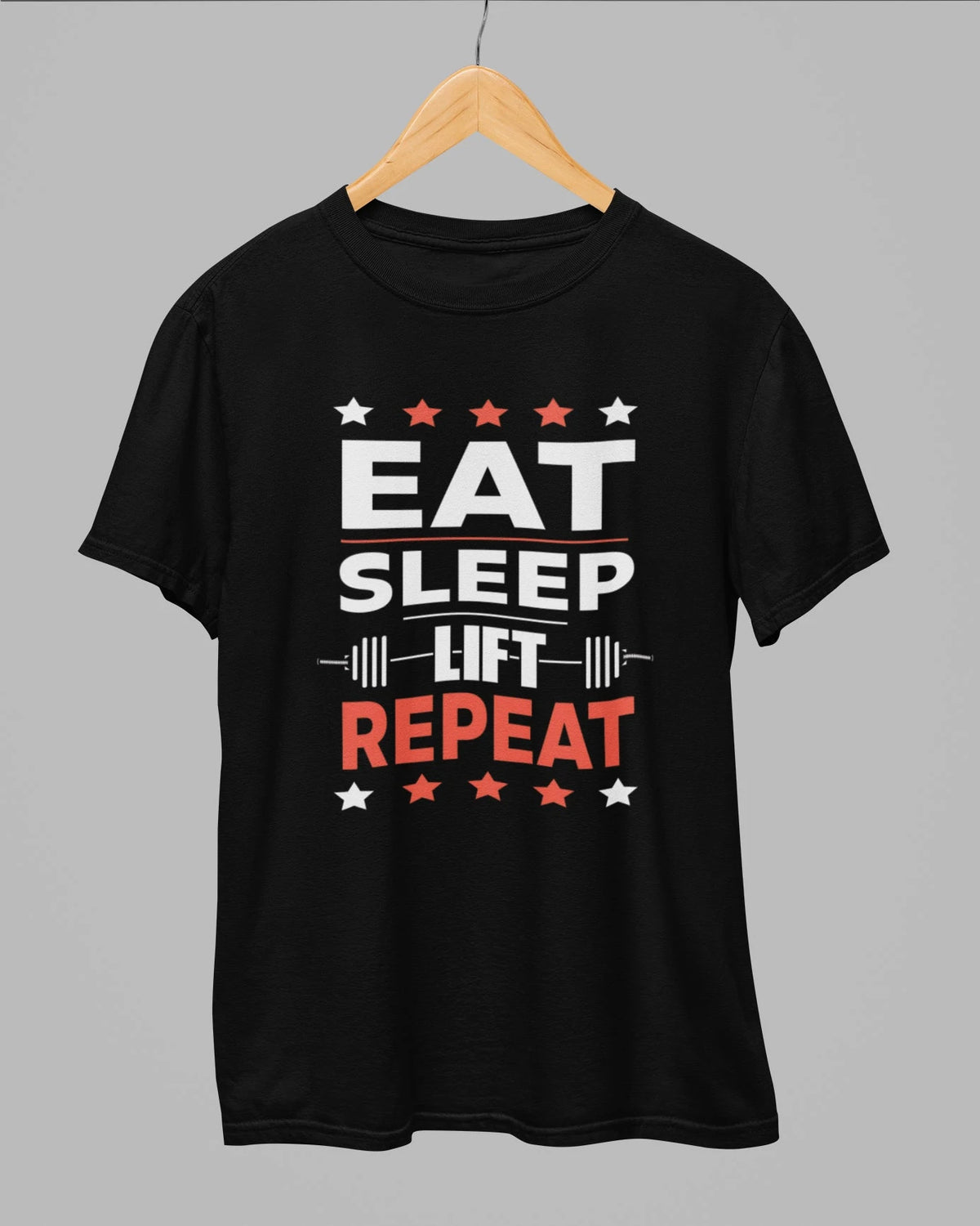 Eat Sleep Lift Repeat Gym T-Shirt