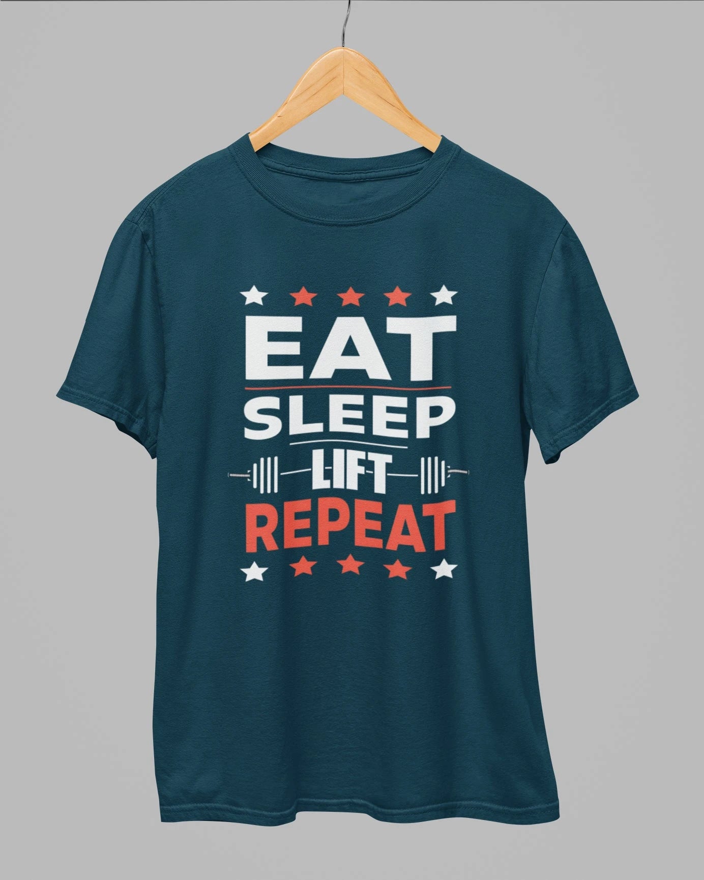 Eat Sleep Lift Repeat Gym T-Shirt