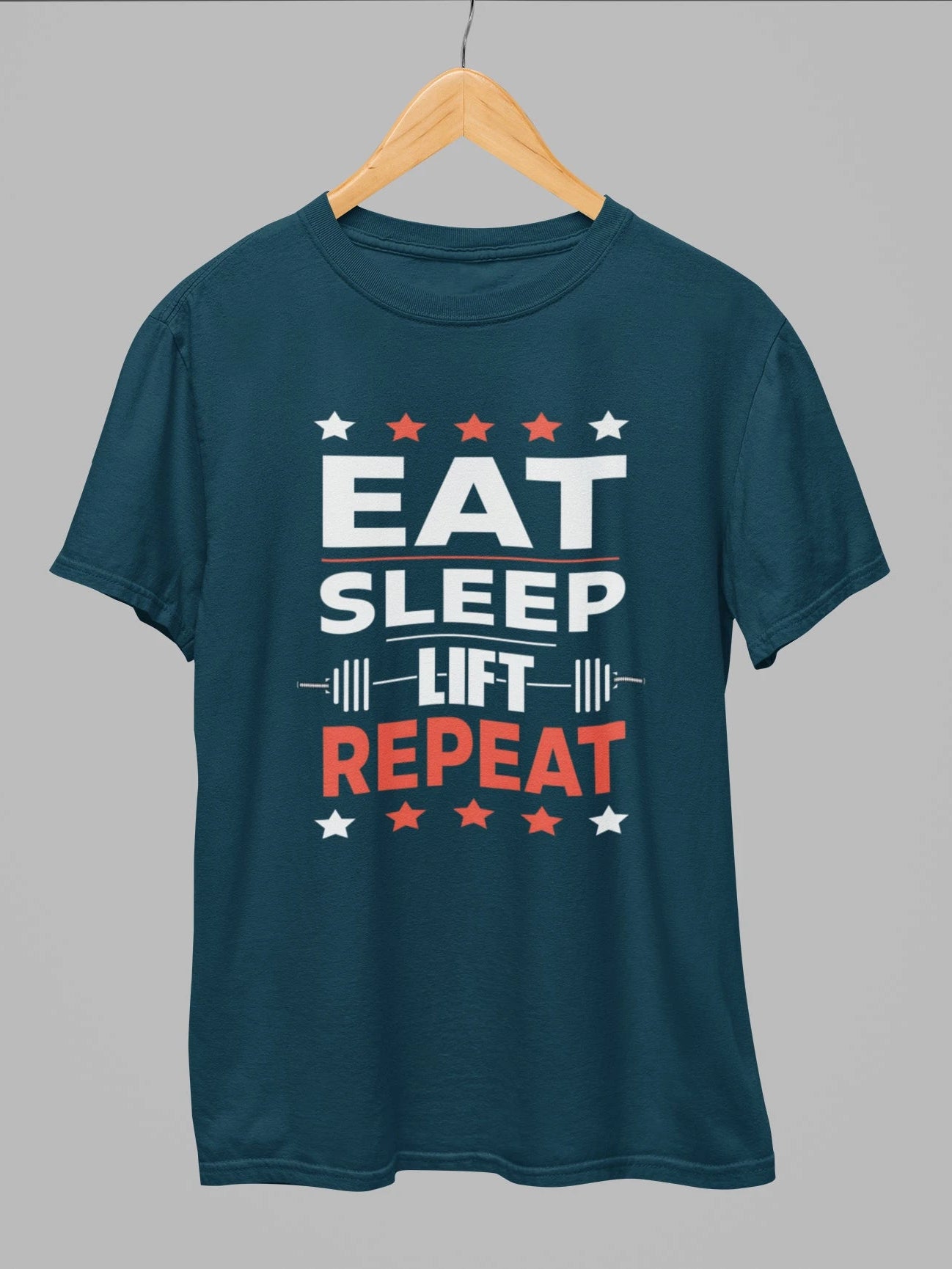 Eat Sleep Lift Repeat Gym T-Shirt