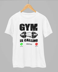 Gym Is Calling Gym T-Shirt - Cotton Canvas