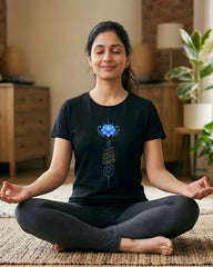 Cosmic Unalome Lotus | Unisex Yoga T-Shirt