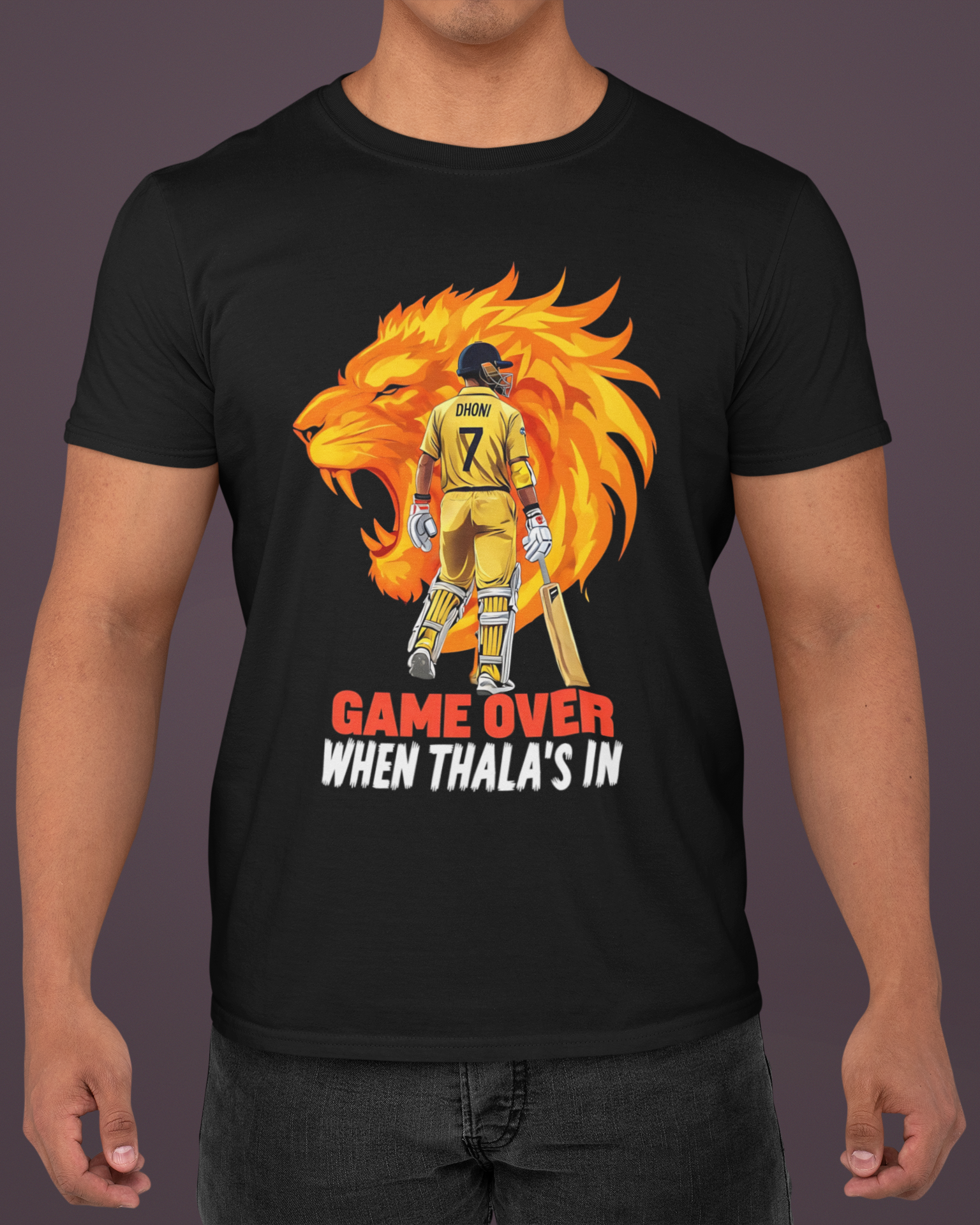 CSK Game Over When Thala's In T-Shirt