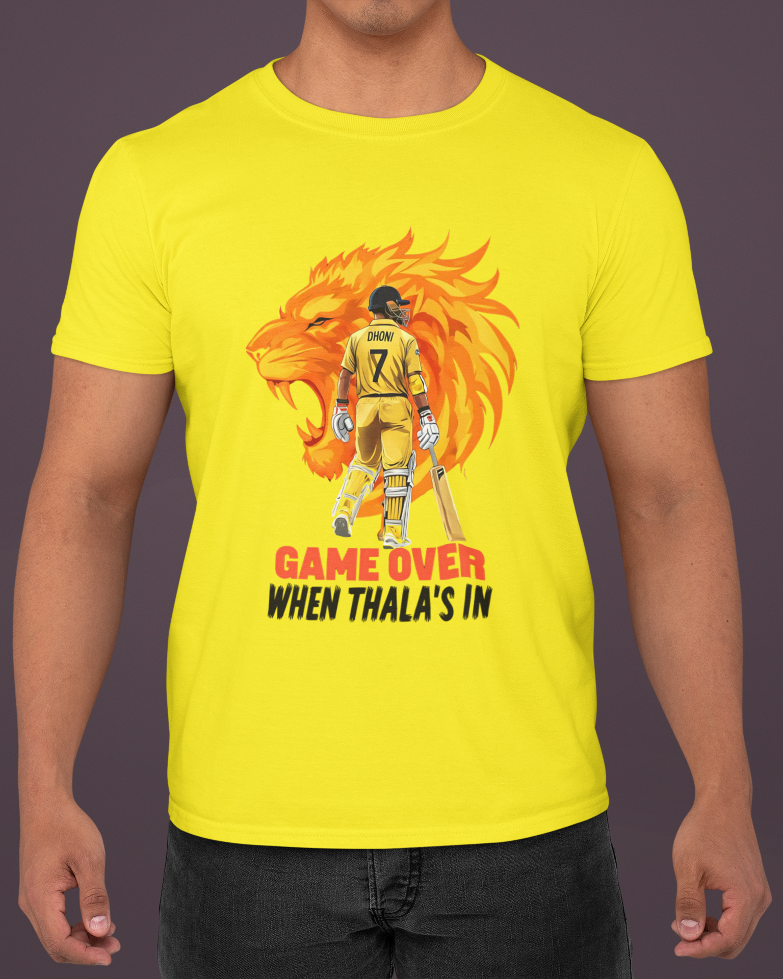 CSK Game Over When Thala's In T-Shirt