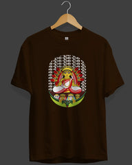 Maa Durga Pata Chitra Cotton Durga Puja T-Shirt