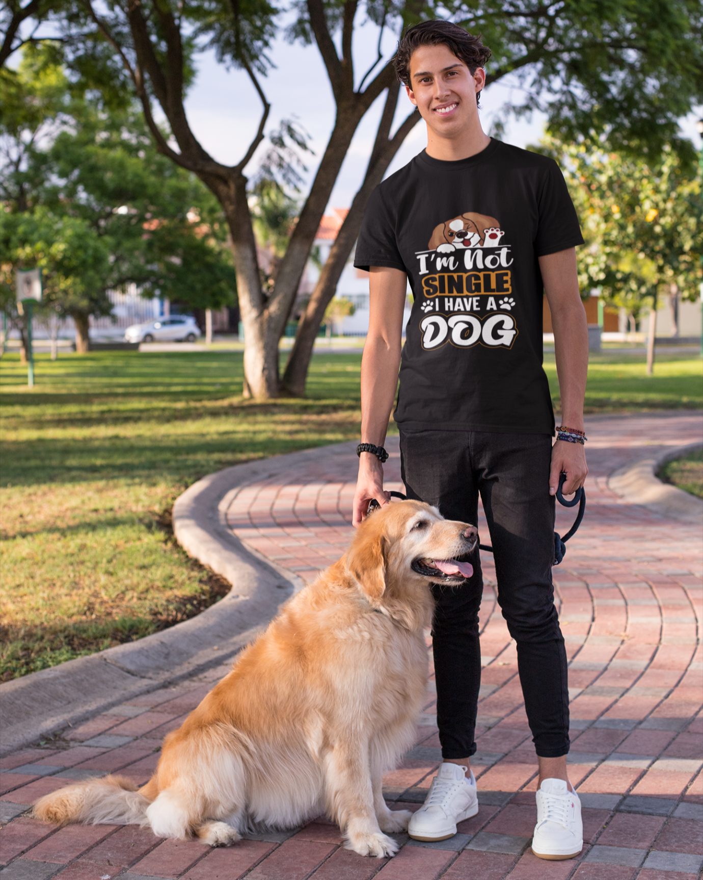 I Am Not Single I Have a Dog T-Shirt