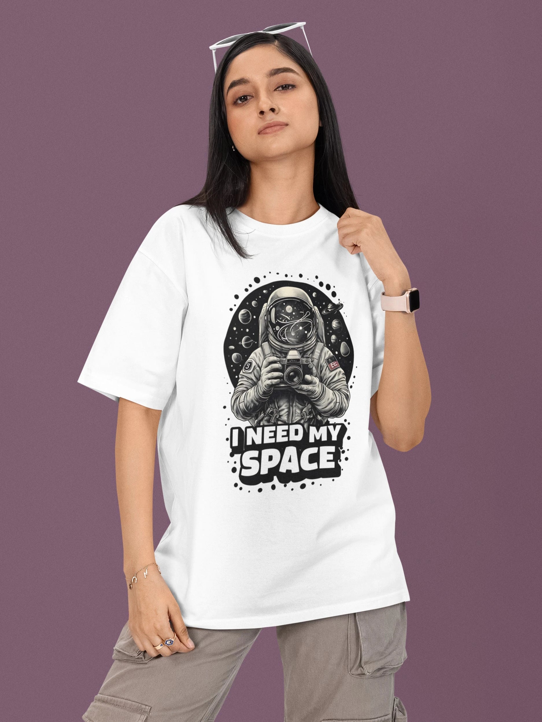 I Need My Space Oversized T-Shirt