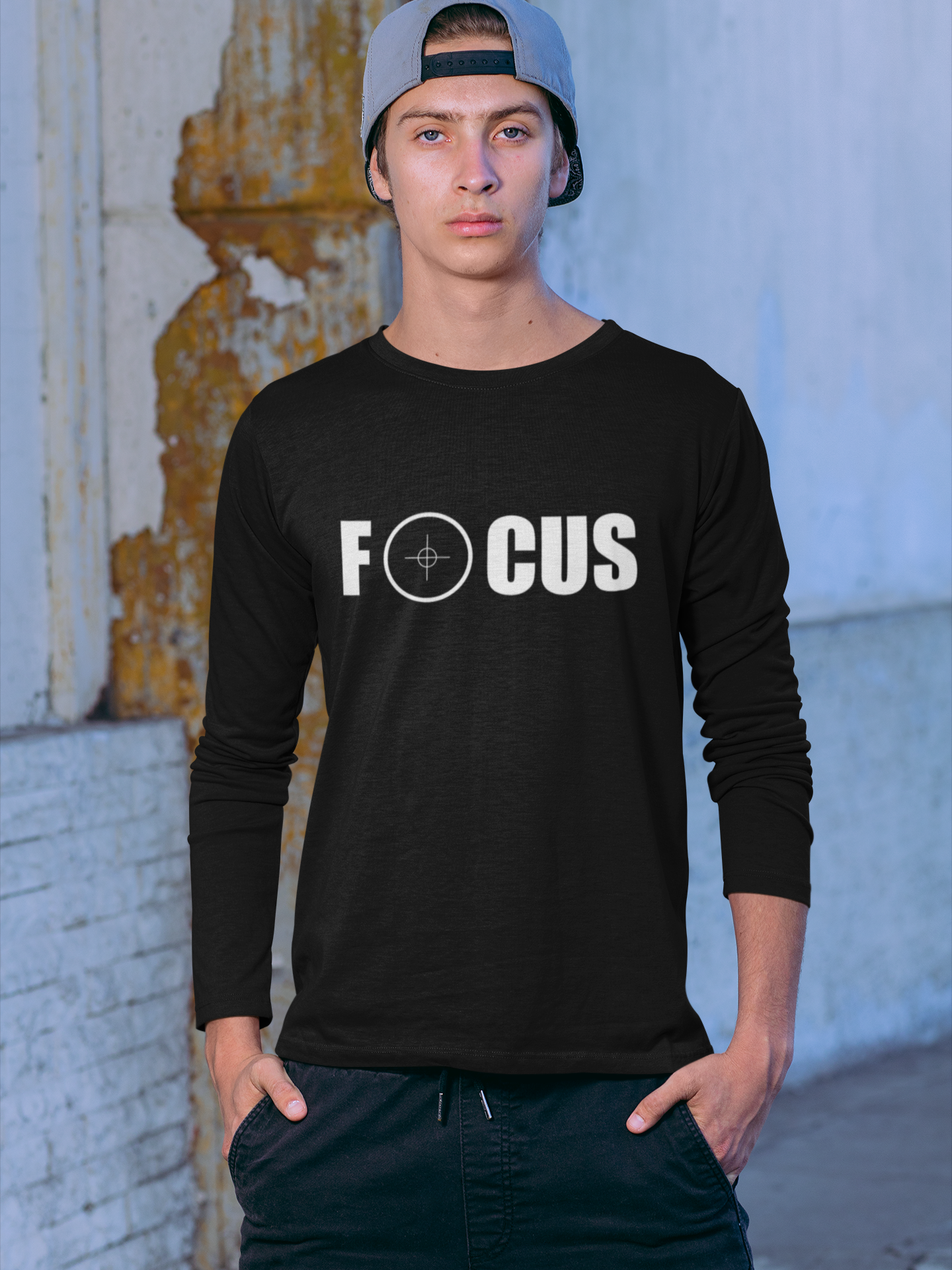 Men's Full Sleeve T-Shirt - Focus