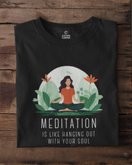 Meditation Version Dark| Unisex Yoga T-Shirt
