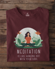 Meditation Version Dark| Unisex Yoga T-Shirt