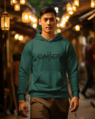 Men's Hoodie: Gamer - Cotton Canvas