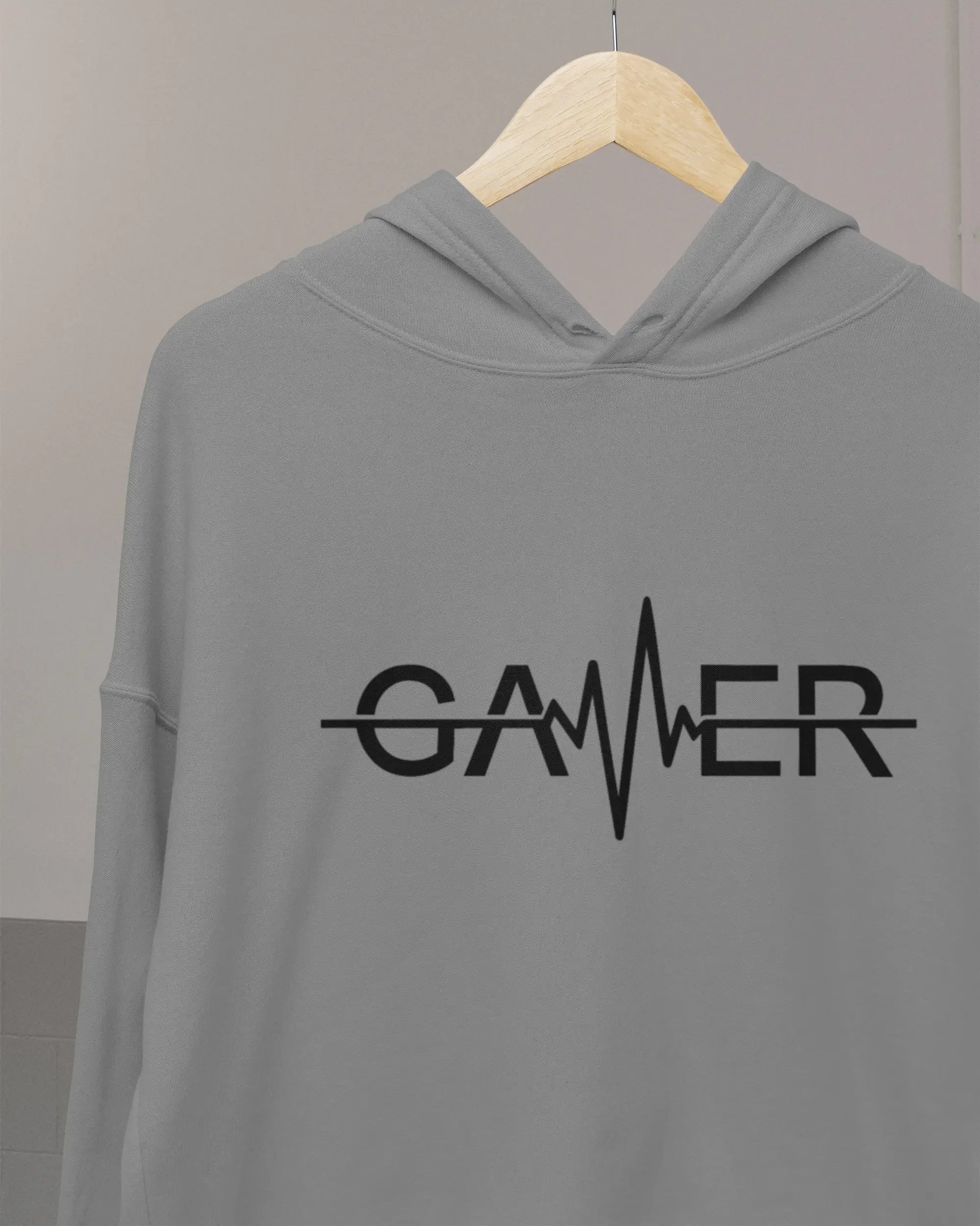 Men's Hoodie: Gamer - Cotton Canvas