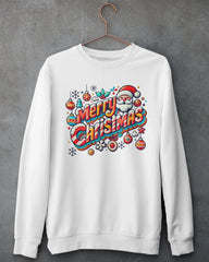 Unisex Sweatshirt - Merry Christmas - Cotton Canvas