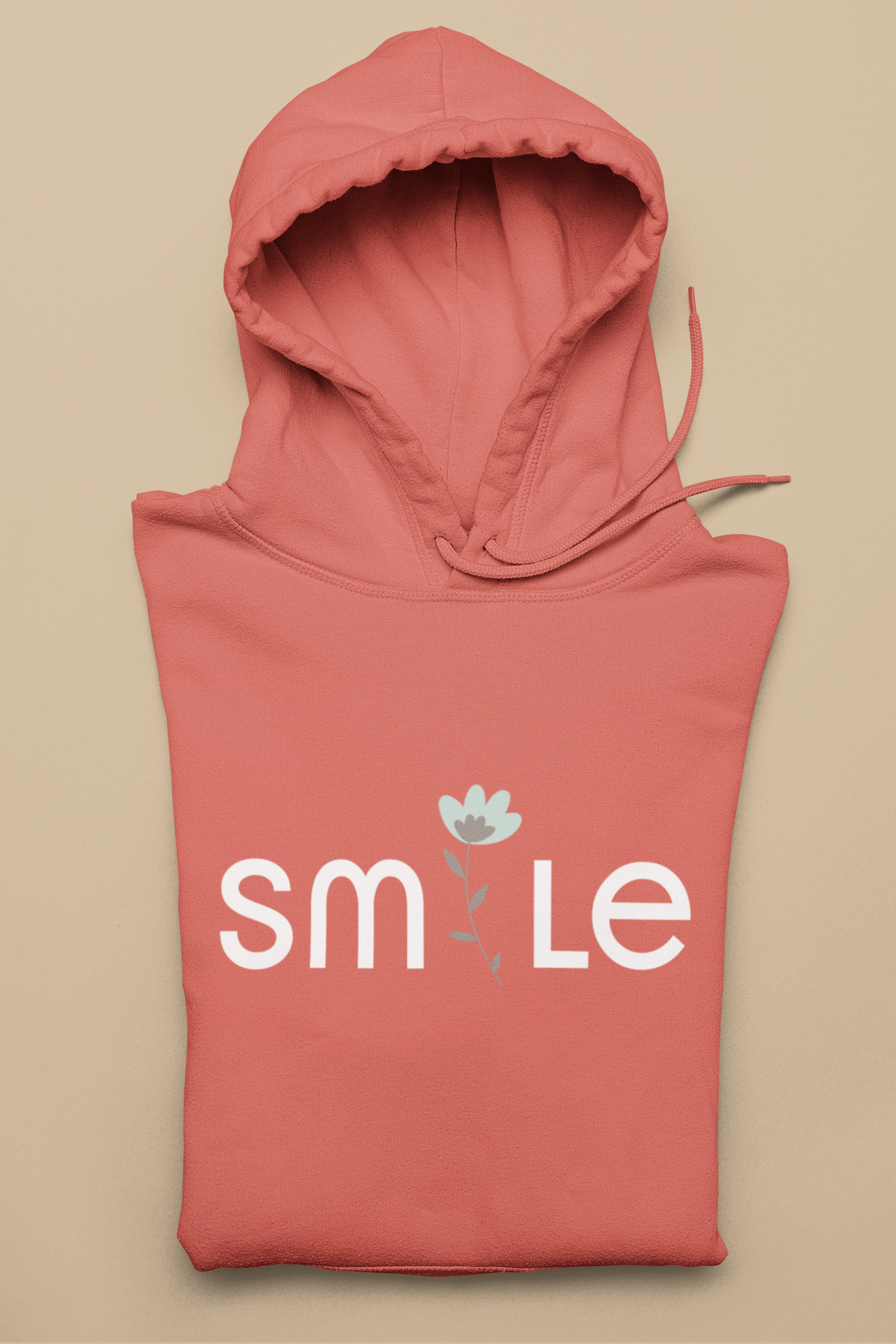 Women's Hooded Sweatshirt - Smile