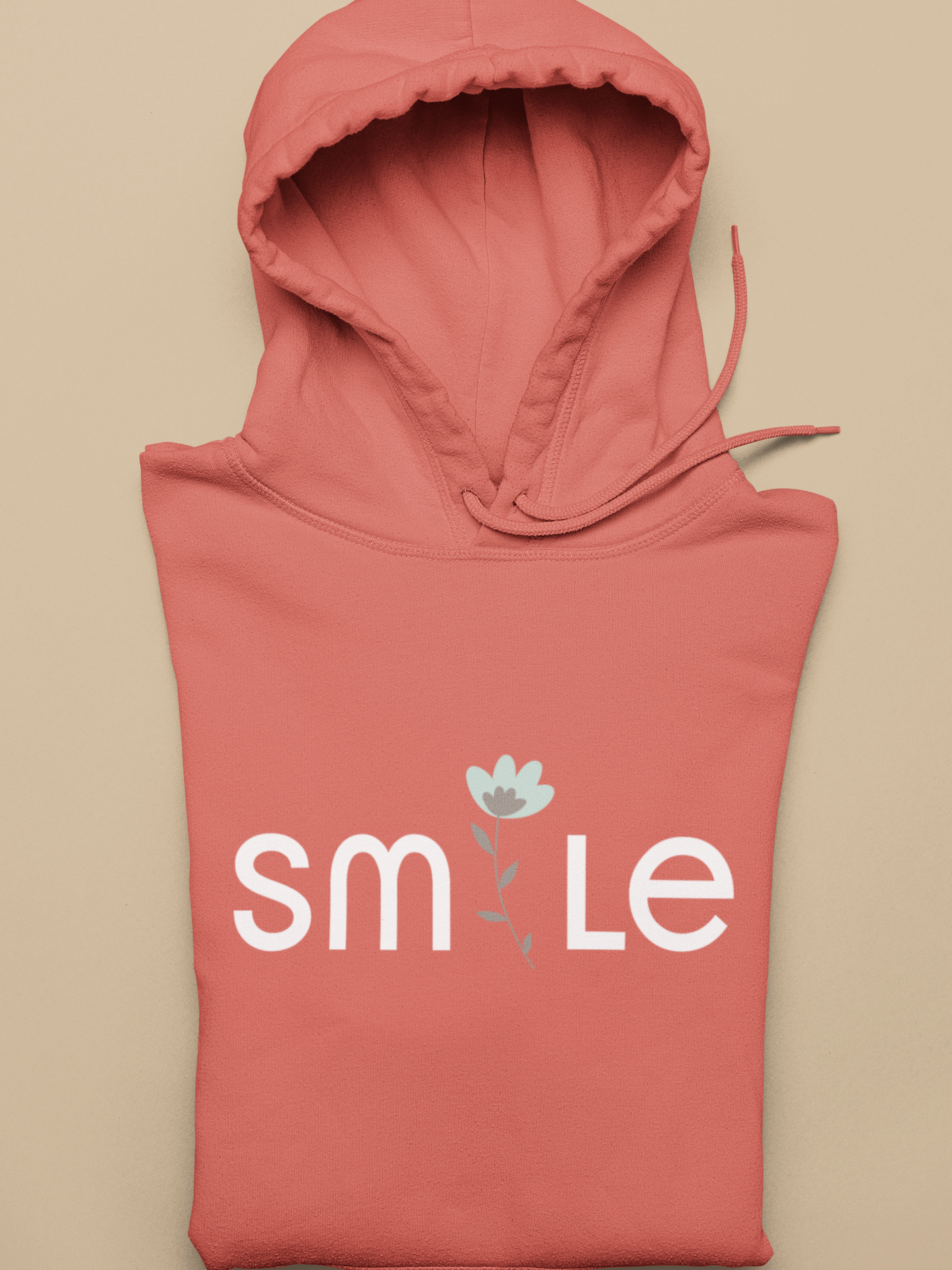 Women's Hooded Sweatshirt - Smile