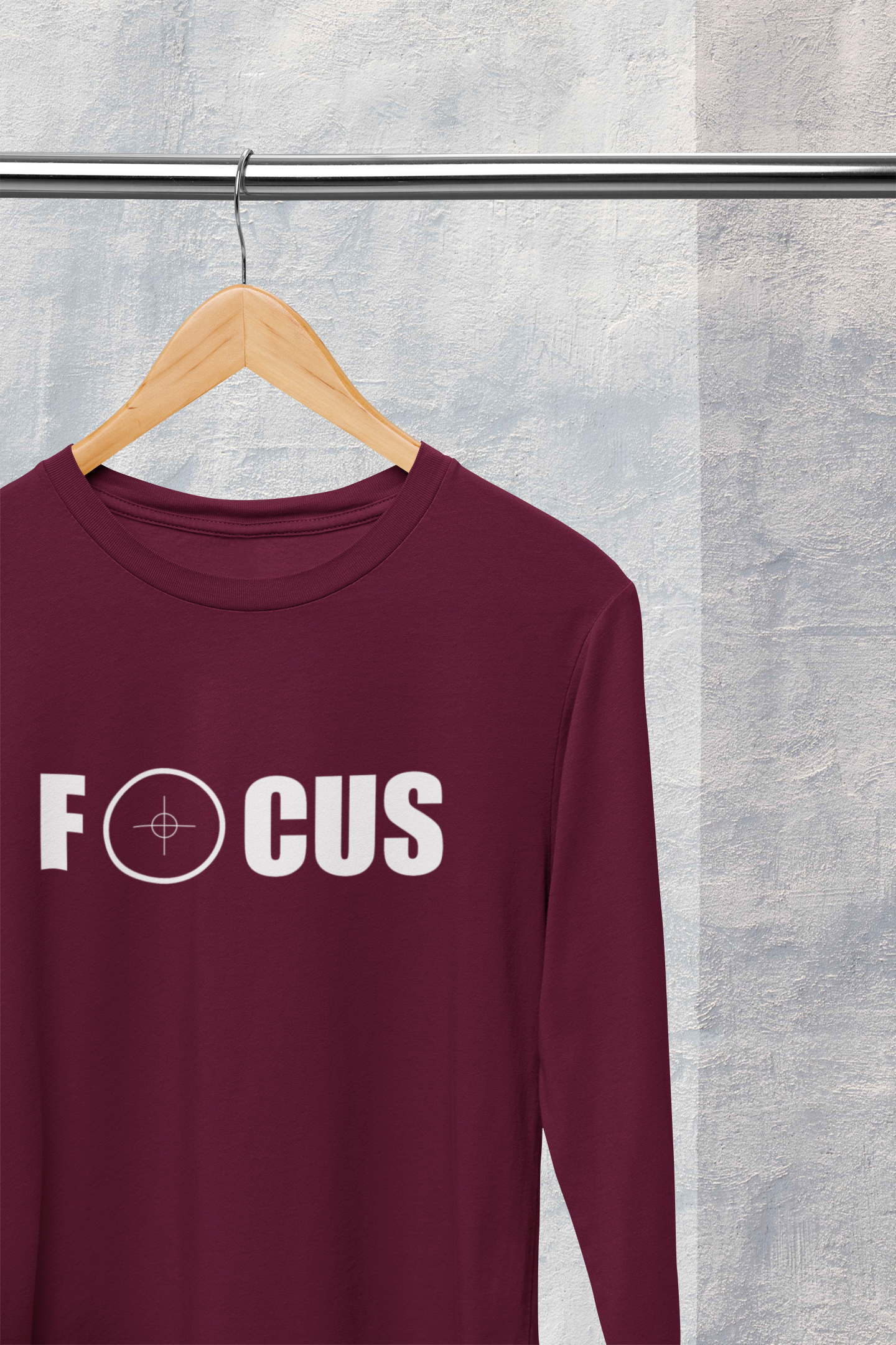 Men's Full Sleeve T-Shirt - Focus