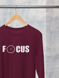 Men's Full Sleeve T-Shirt - Focus