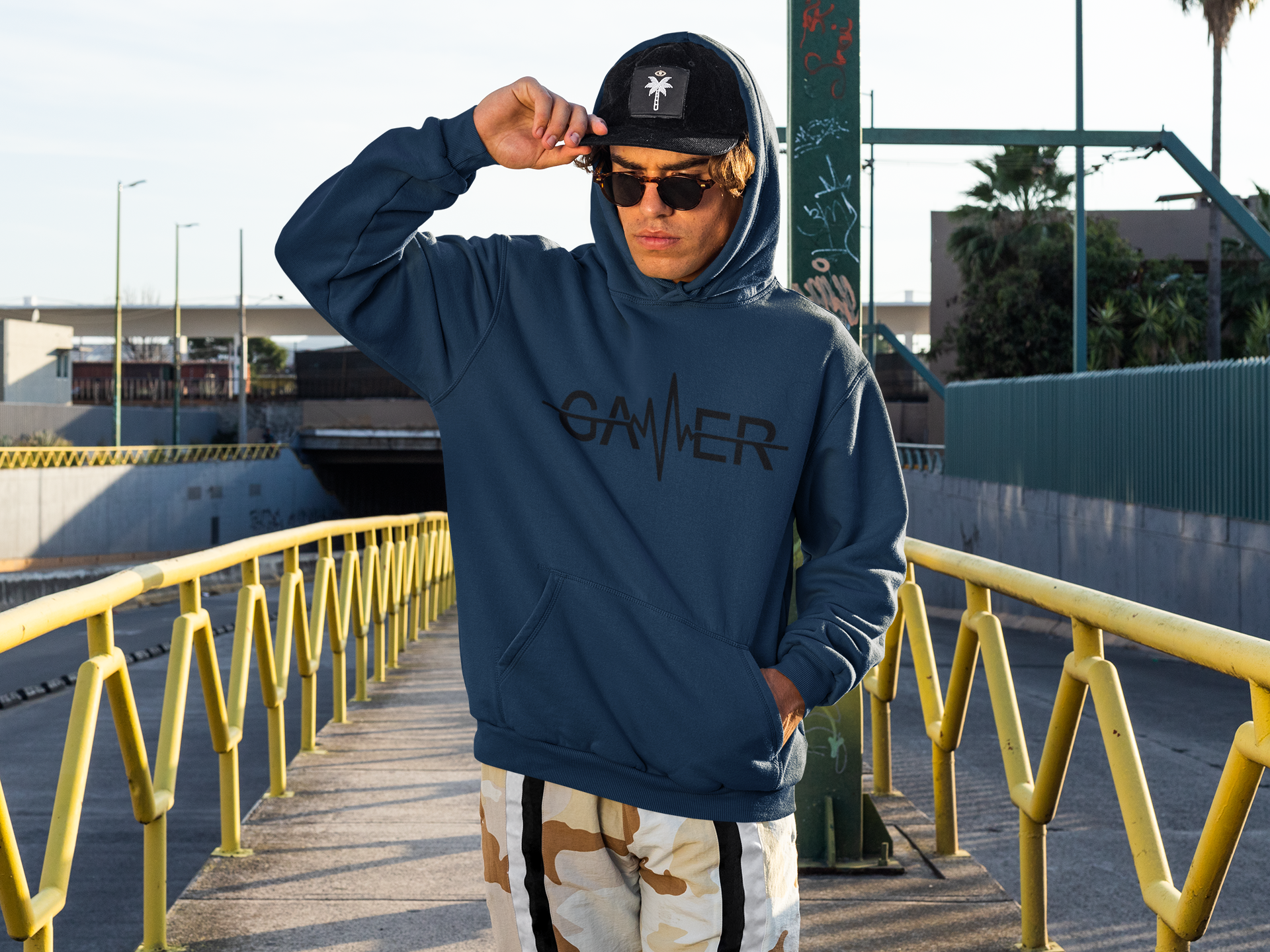 Men's Hooded Sweatshirt - Gamer