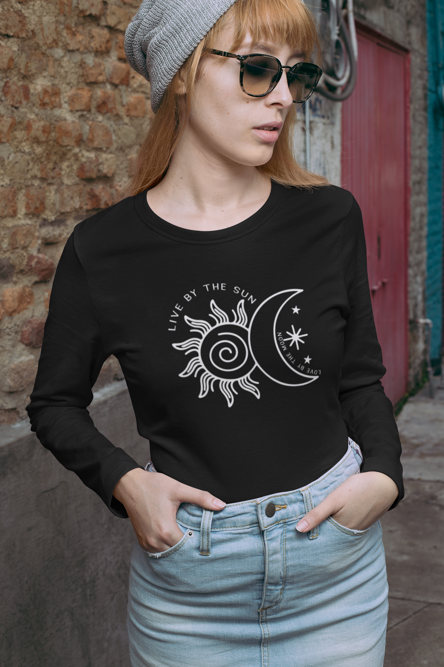 Women's 3/4 Sleeve T-Shirt - Live By The Sun