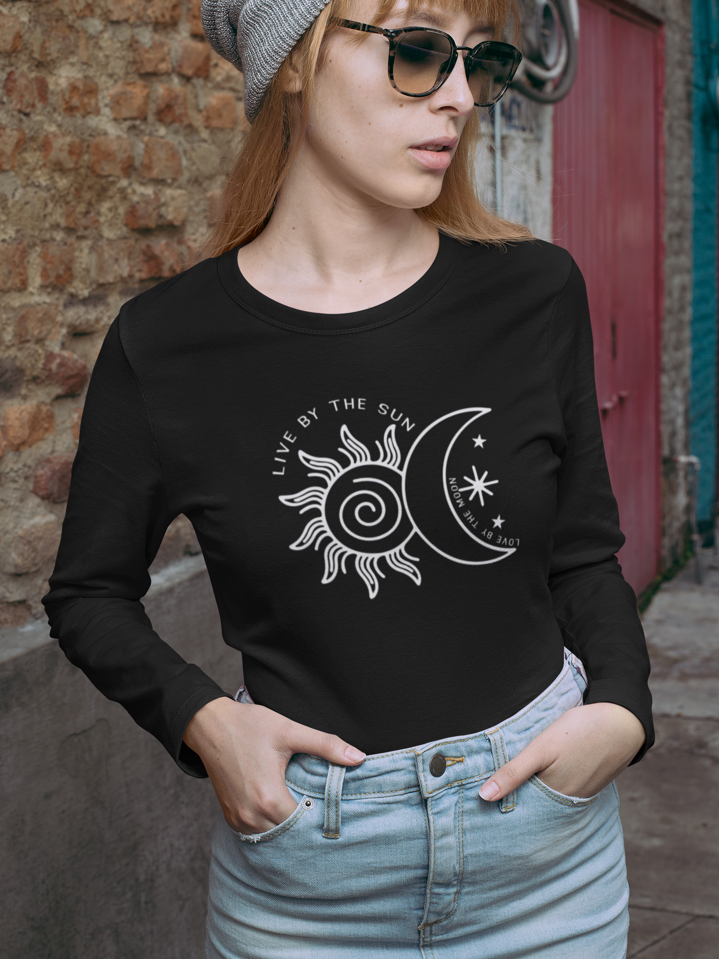 Women's 3/4 Sleeve T-Shirt - Live By The Sun