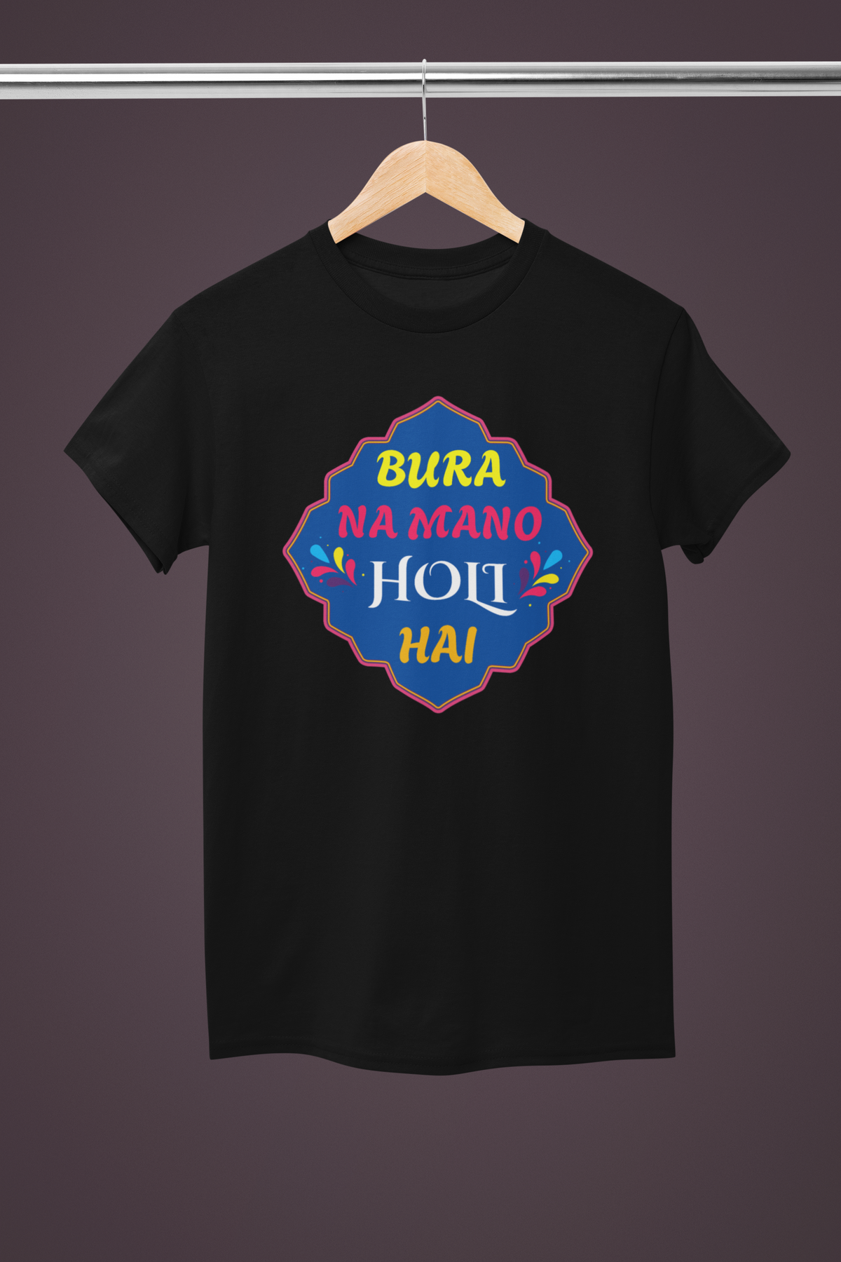 Unisex Holi T-Shirt - Bura Na Mano Holi Hai