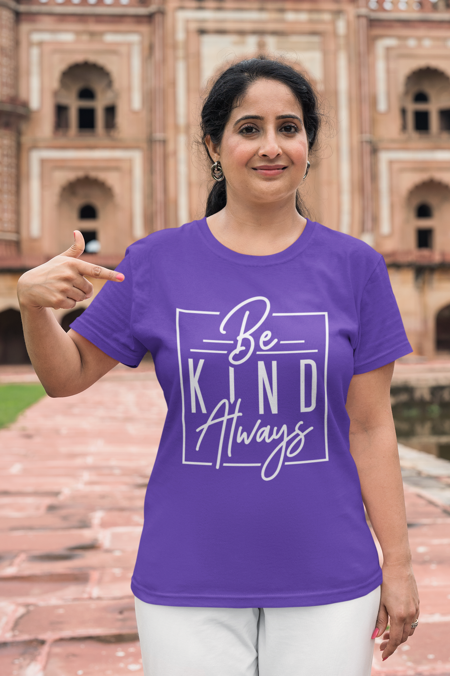 Women's Half Sleeve T-Shirt - Be Kind Always