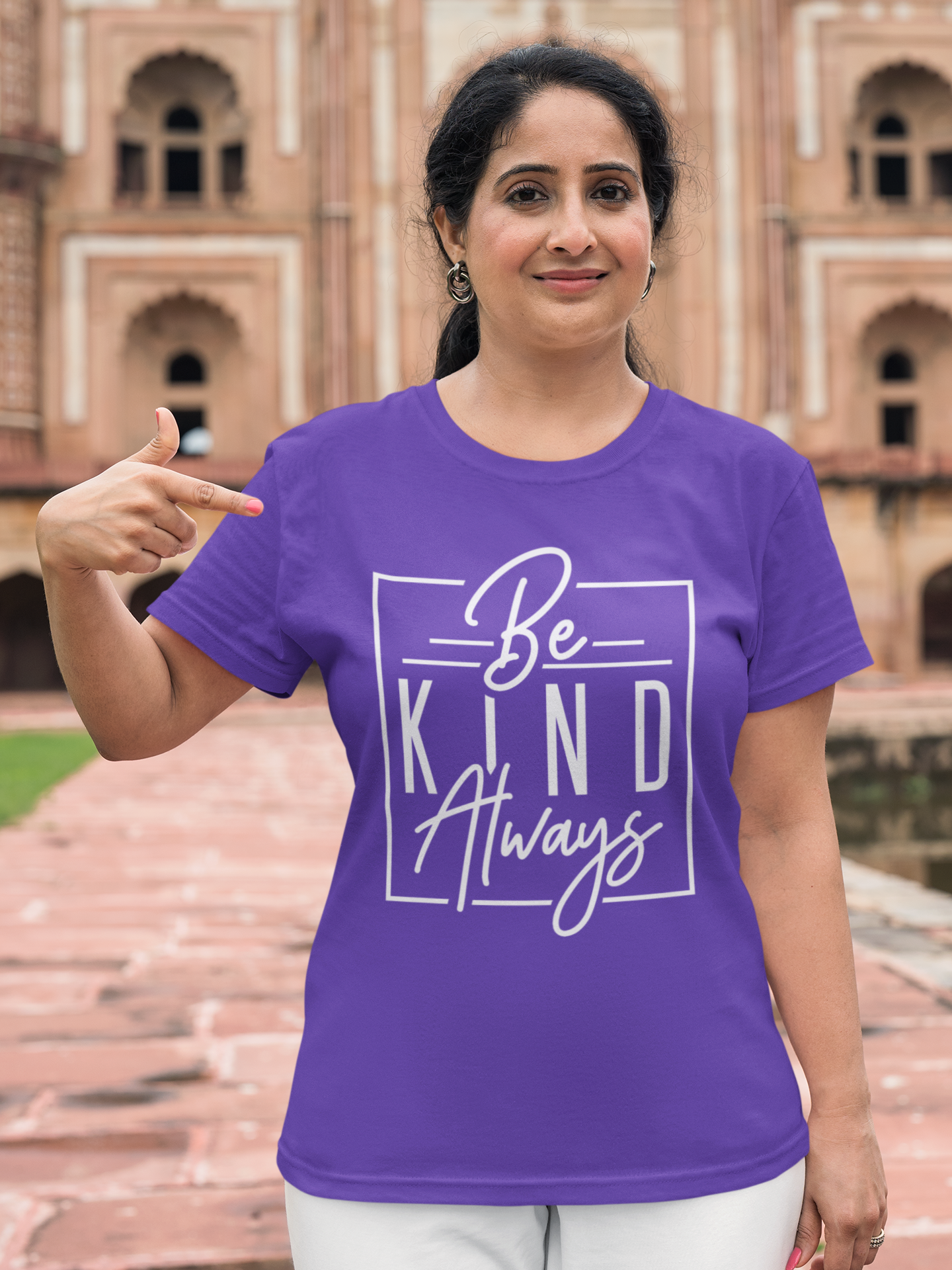 Women's Half Sleeve T-Shirt - Be Kind Always