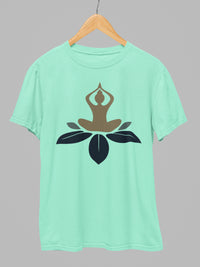 Parvatasana Surya Namaskar Yoga T Shirt Jade