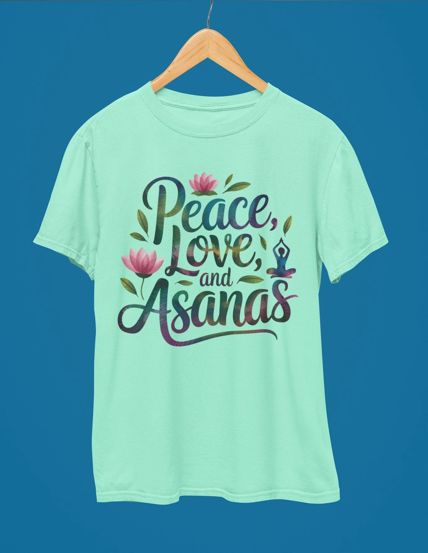 Peace Love and Asana Yoga T-Shirt