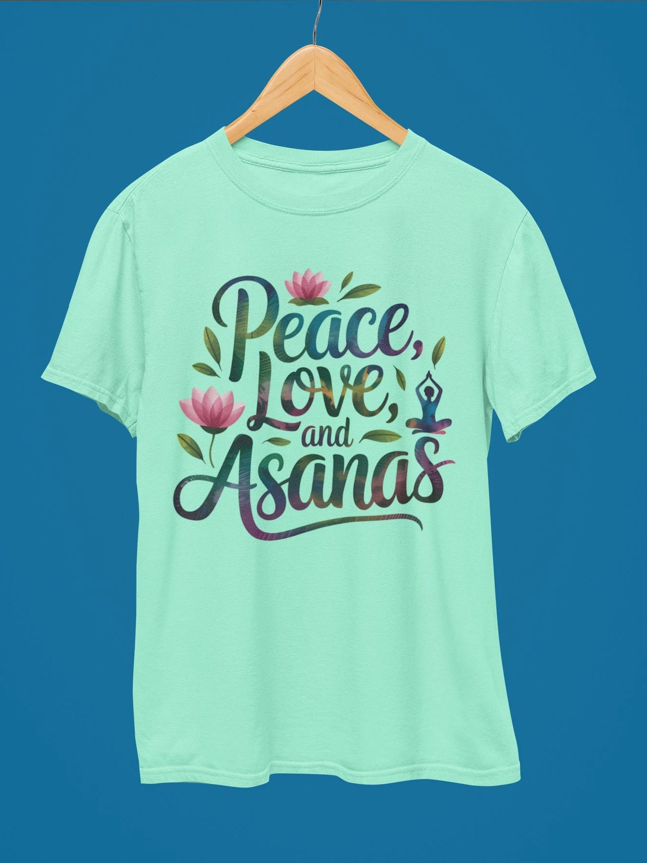 Peace Love and Asana Yoga T-Shirt