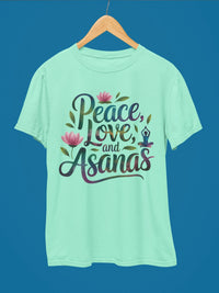 Peace Love and Asana Yoga T-Shirt