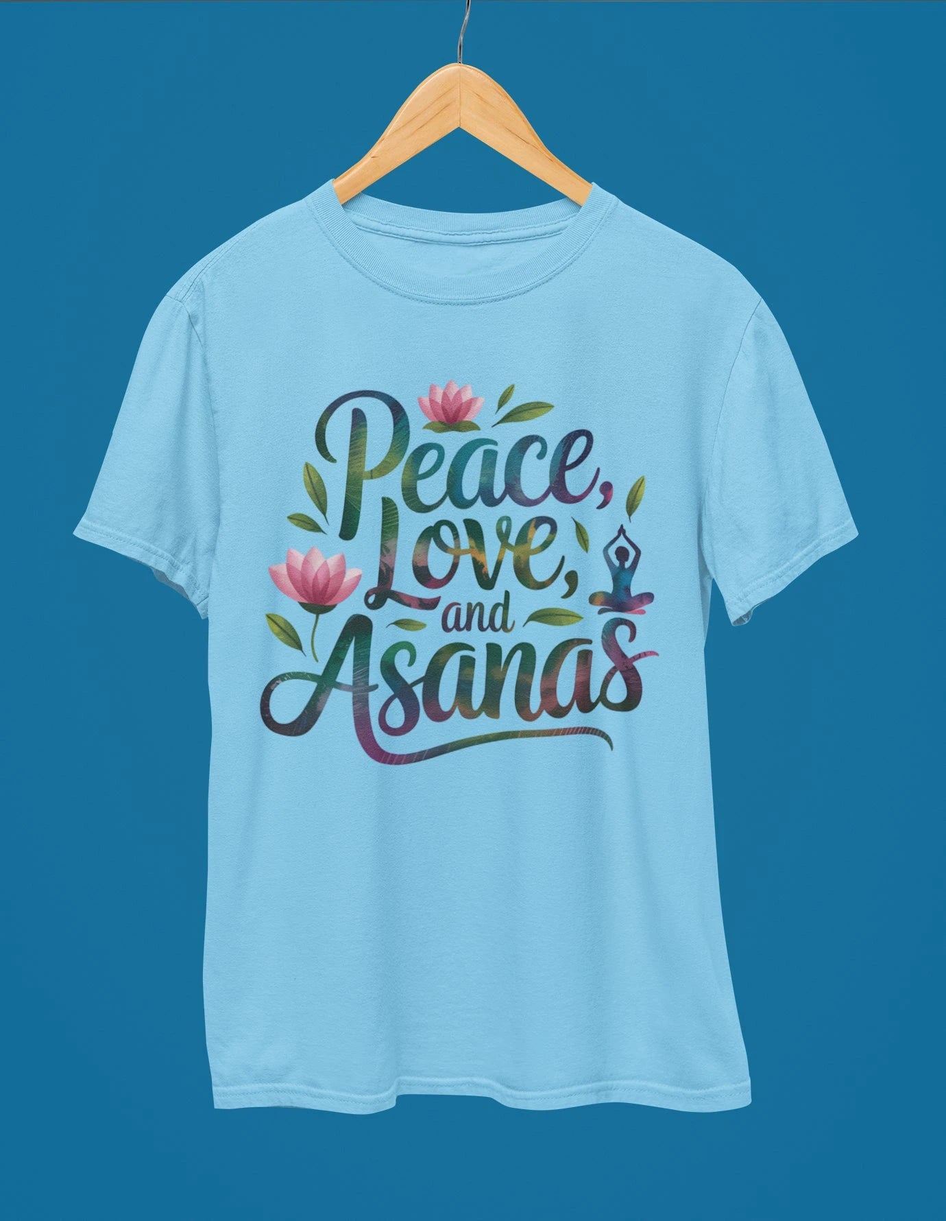 Peace Love and Asana Yoga T-Shirt