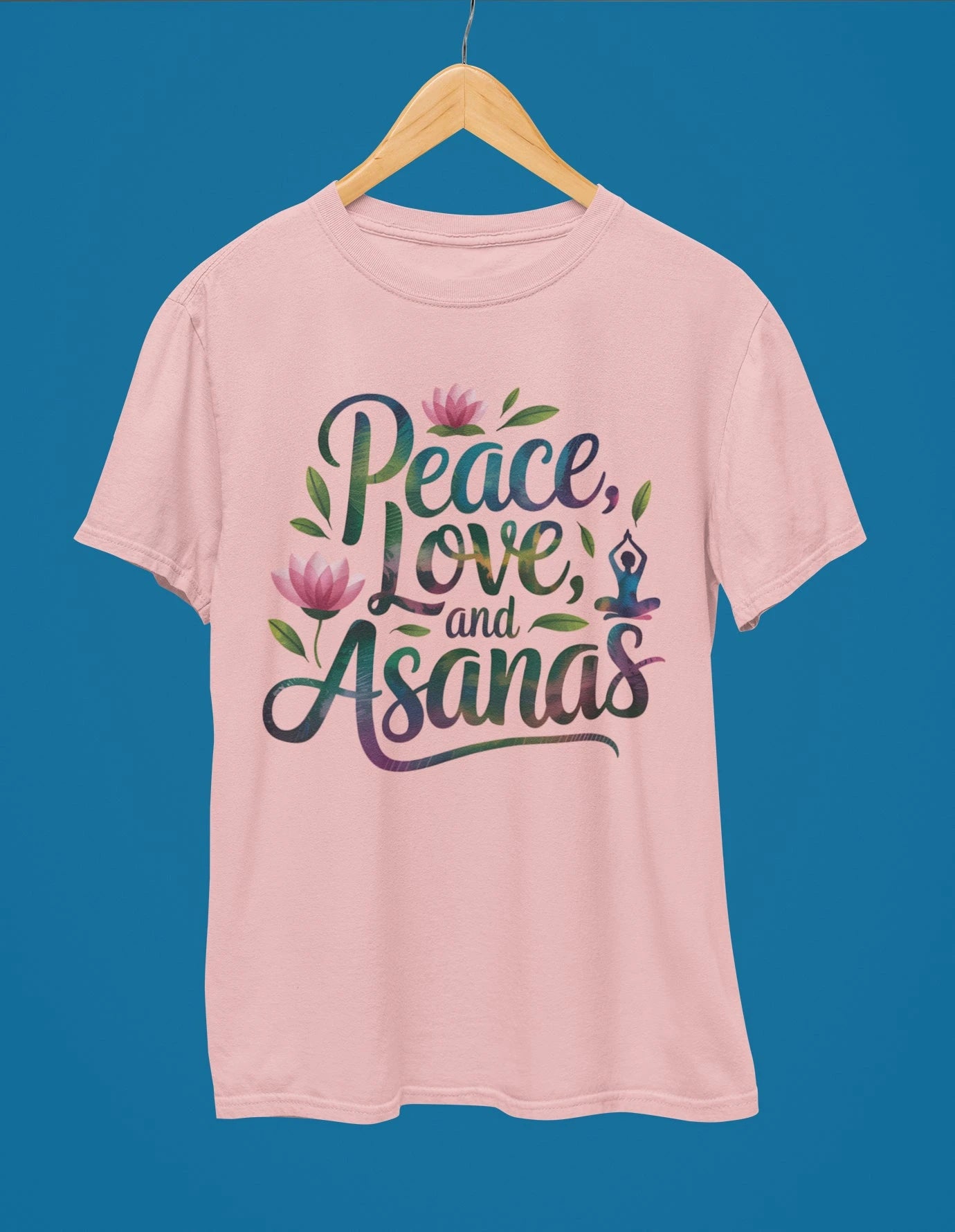 Peace Love and Asana Yoga T-Shirt