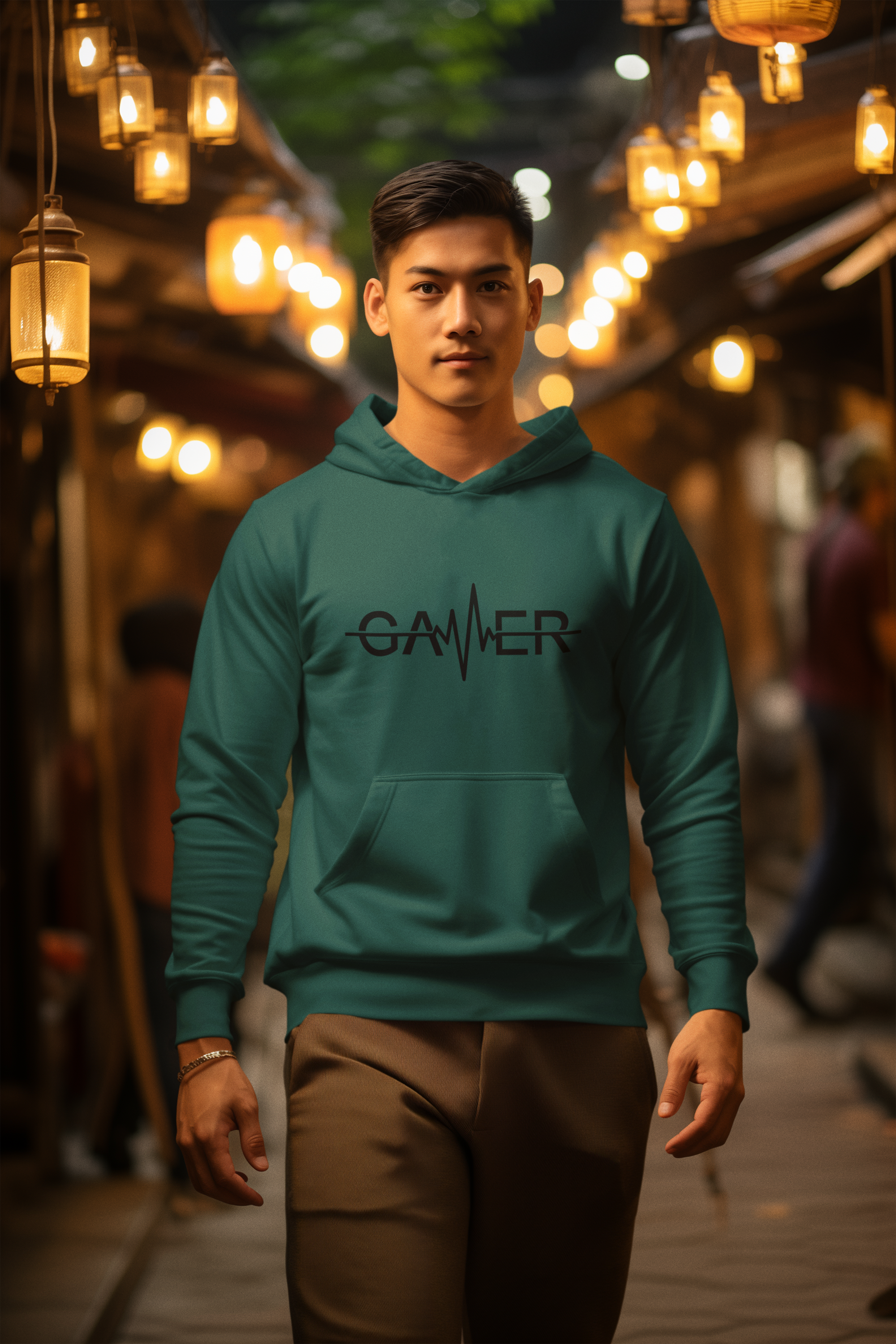 Men's Hooded Sweatshirt - Gamer