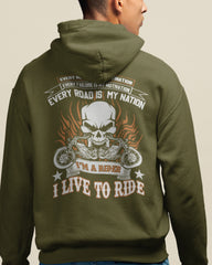 I Live to Ride | Men's Hoodie