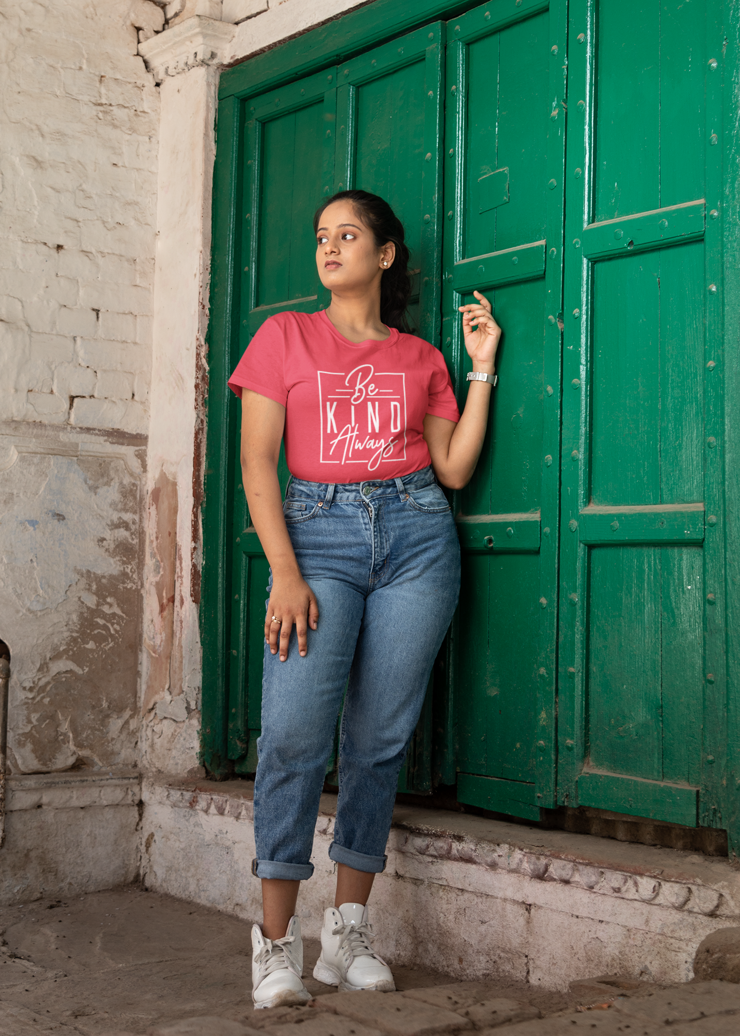 Women's Half Sleeve T-Shirt - Be Kind Always