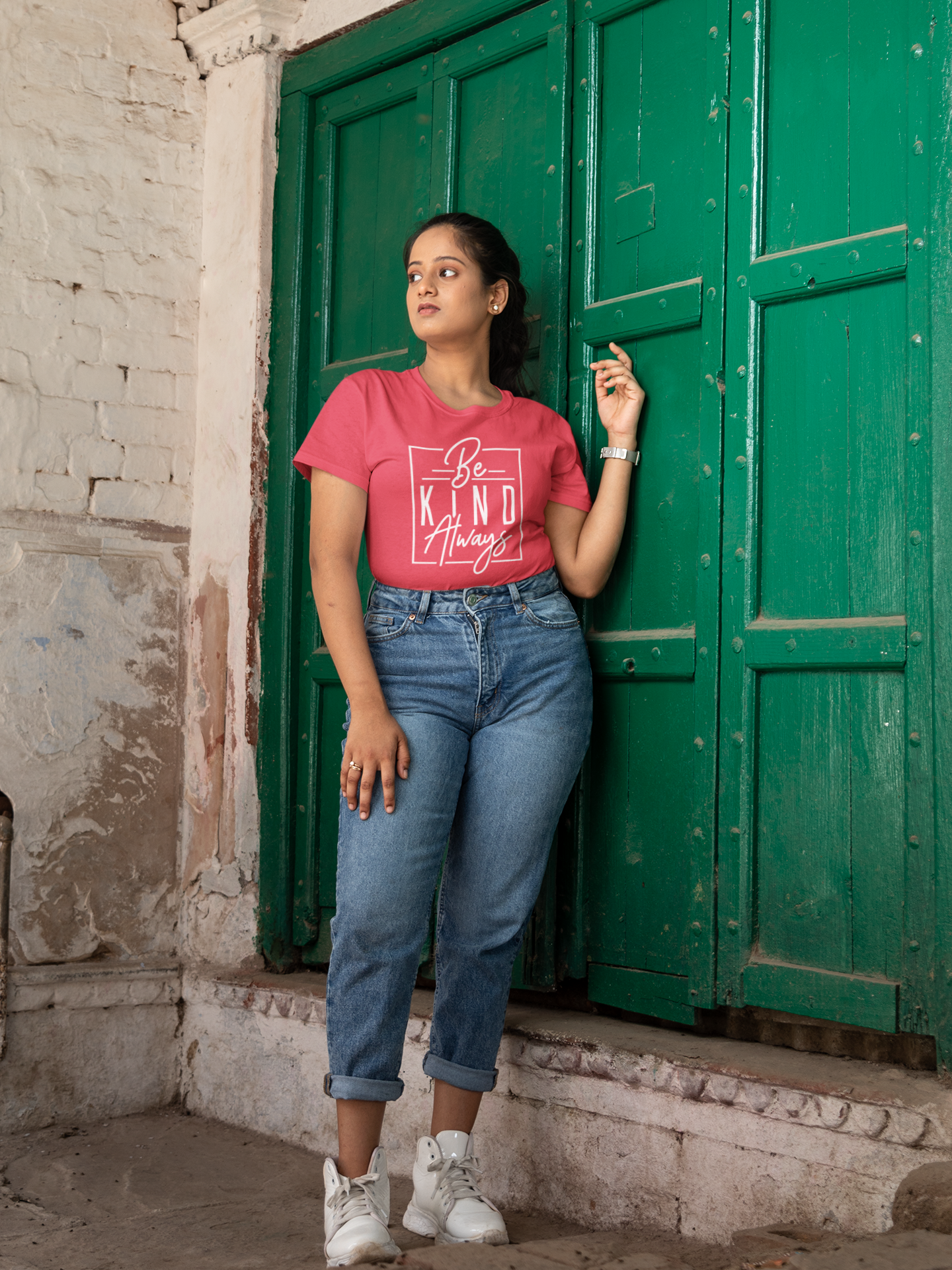 Women's Half Sleeve T-Shirt - Be Kind Always